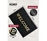 Придверный пористый коврик ComeForte Welcome 50х80 см черный WM-07 3