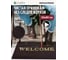 Придверный пористый коврик ComeForte Welcome 50х80 см коричневый WM-08 2