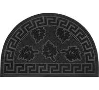 Резиновый придверный коврик ComeForte PIN MAT Этно 45х75 см полукруглый PM-212