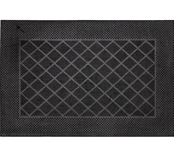 Резиновый придверный коврик ComeForte PIN MAT Ромб 45х75 см PM-012
