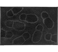 Резиновый придверный коврик ComeForte PIN MAT Следы 45х75 см PM-011