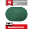 Резиновый придверный коврик ComeForte FRG 40x60 см Green овал GM-3004 6