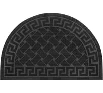 Резиновый придверный коврик ComeForte PIN MAT Мостовая 45х75 см полукруглый PM-211