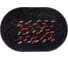 Резиновый придверный коврик ComeForte FRG 40x60 см Black овал GM-3002 1