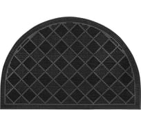 Резиновый придверный коврик ComeForte PIN MAT Кирпичики 45х75 см полукруглый PM-213