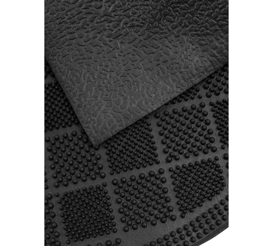 Резиновый придверный коврик ComeForte PIN MAT Кирпичики 45х75 см полукруглый PM-213