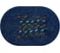 Резиновый придверный коврик ComeForte FRG 40x60 см Blue овал GM-3001 1