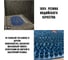 Резиновый придверный коврик ComeForte FRG 40x60 см Blue овал GM-3001 4