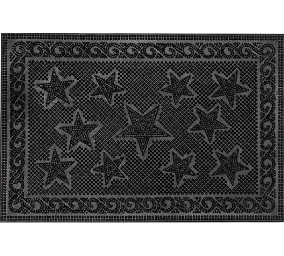 Резиновый придверный коврик ComeForte PIN MAT Звездочки 45х75 см PM-020 1