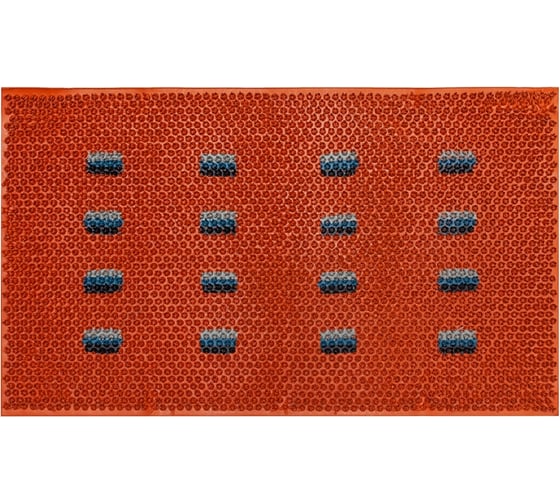 Резиновый придверный коврик ComeForte FRD 45x75 см Orange GM-4003 1