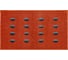 Резиновый придверный коврик ComeForte FRD 45x75 см Orange GM-4003 1