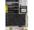 Резиновый придверный коврик ComeForte PIN MAT Листья 45х75 см PM-018 2