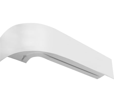 Двухрядный карниз Эскар Классика в сборе белый 7 см, 1.8 м 347431180