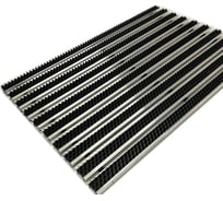 Грязезащитная придверная решетка ООО ПК ЦентрВход Эксперт щетка, черный, 900x600 мм 731EX013