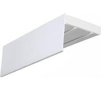 Двухрядный карниз Эскар Эконом плюс в сборе, белый, 7 см, 2.4 м 347430240