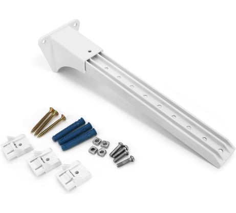 Пластиковый кронштейн Эскар 25 см, 1 комплект 240406