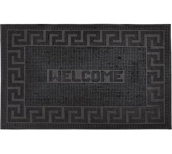 Резиновый придверный коврик ComeForte PIN MAT Welcome 45х75 см PM-014