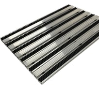 Грязезащитная придверная решетка ООО ПК ЦентрВход Эксперт щетка-широкий скребок, черный, размером 900x600 мм 731EX019