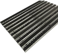 Грязезащитная придверная решетка ООО ПК ЦентрВход Эксперт резина-ворс, черный, размером 900x600 мм 731EX014