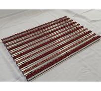 Грязезащитная придверная решетка ООО ПК ЦентрВход Эксперт ворс-щетка, цвет красный, размер 590x390 мм 731EX056