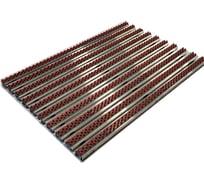 Грязезащитная придверная решетка ООО ПК ЦентрВход Эксперт щетка, цвет красный, размер 590x390 мм 731EX053