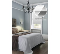 Плиссе натяжного типа Эскар Blackout белый, 98х170 см 140601098