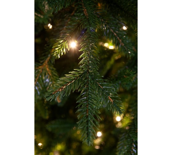 Ель CRYSTAL TREES Персея с вплетенной гирляндой, 215 см KP11215L