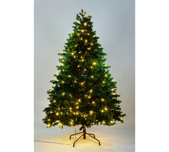 Ель CRYSTAL TREES Царская корона с вплетенной гирляндой, 230 см KP6230L