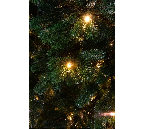 Ель CRYSTAL TREES Царская корона с вплетенной гирляндой, 230 см KP6230L