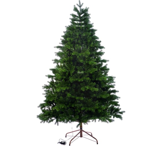 Ель CRYSTAL TREES Царская корона с вплетенной гирляндой, 185 см KP6185L