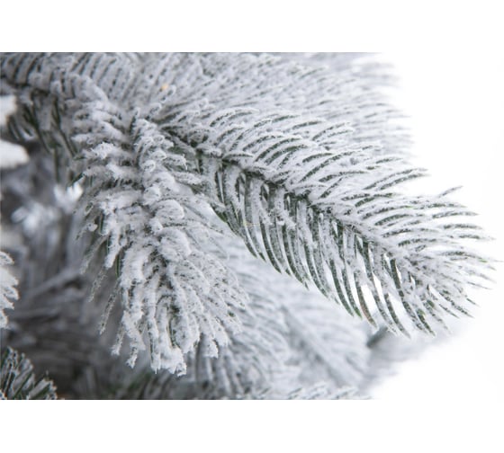 Ель CRYSTAL TREES Мольвено в снегу с вплетенной гирляндой, 215 см KP7215SL