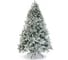 Ель CRYSTAL TREES Мольвено в снегу с вплетенной гирляндой, 155 см KP7155SL 1