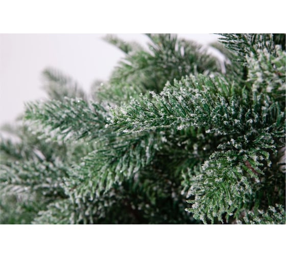 Ель CRYSTAL TREES ВИСКРИ заснеженная в мешке 210 см KP19210