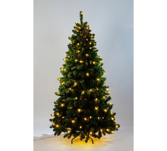 Ель CRYSTAL TREES Придворная с вплетенной гирляндой 120 см KP2120L 1