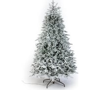 Ель CRYSTAL TREES Персея в снегу с вплетенной гирляндой 185 см KP11185SL