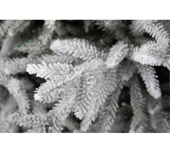 Ель CRYSTAL TREES Персея в снегу с вплетенной гирляндой 185 см KP11185SL