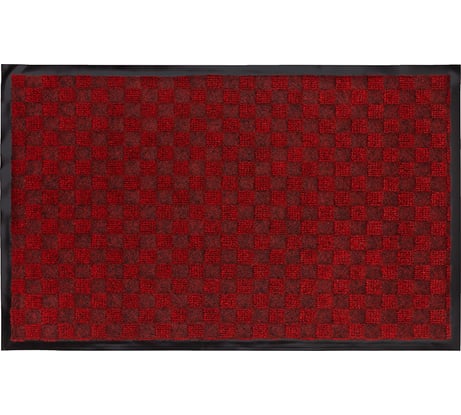 Входной ворсовый влаго-грязезащитный коврик ComeForte жаккард 4060 смБордовый HP-203