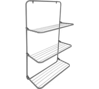 Настенная сушилка для белья Волжаночка трехъярусная 13.4 м СВ-001 сер.металлик