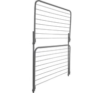 Настенная сушилка для белья Волжаночка двухъярусная 13.2 м СВ-002 серебристый металлик