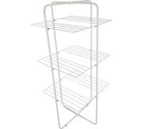 Напольная сушилка для белья Волжаночка БЕРЕЗКА трехъярусная 23.5 м СН-811 белая