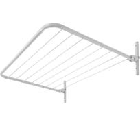 Настенная сушилка для белья Волжаночка одноярусная 6.8 м СВ-003 белая