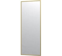 Настенное зеркало Мебелик Сельетта-6 в раме, матовое золото 1100х400х9 4884