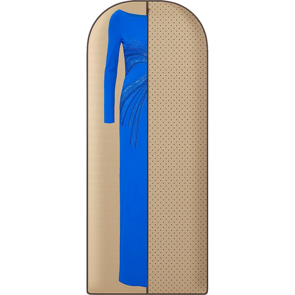 Длинный чехол для платьев, костюмов и пальто HOMSU Горох 150x60 см HOM ...