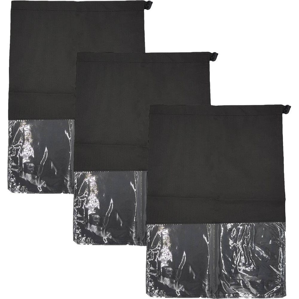 Комплект чехлов для обуви и вещей HOMSU Premium Black 44x32 см, 3 шт ...