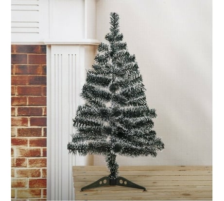 Ёлка Зимнее волшебство радуга с белым 60 см, d нижнего яруса 32 см, d иголок 4.5 см, 60 веток 703629