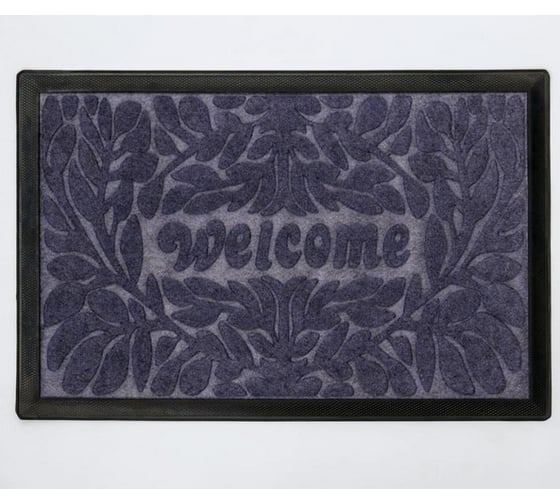 Придверный коврик Доляна Welcome 40х60 см, цвет микс 5148833 1