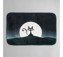 Коврик Доляна Чёрная кошка 40х60 см 1392739