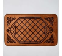 Коврик Доляна Жанр 50х80 см, цвет коричневый 5377983