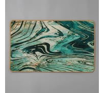 Коврик Доляна Малахит 50х80 см, цвет зеленый 5504411