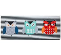 Коврик Доляна Совушки 45х120 см 3542592